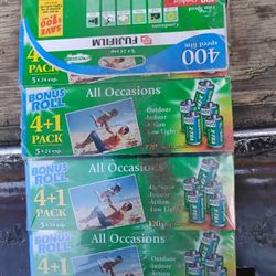 Vintage Fuji Film 5x24   4+1 Pack X 5