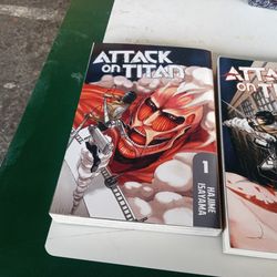 Attack On Titan Manga 1-4