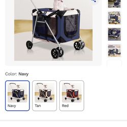Pet Stroller And Travel Crate