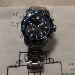 Silver Invicta Watch