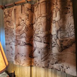 Antique fabric wall hangings/ weaving