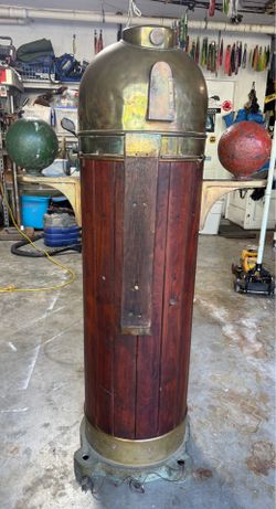 Antique ships binnacle compass