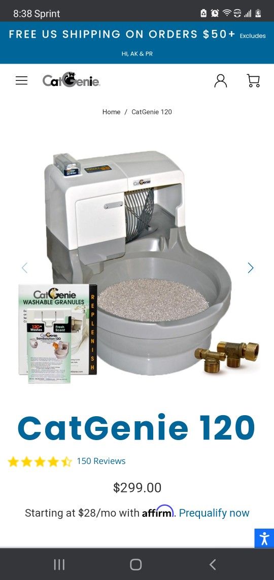 CatGenie 120 Self-Washing Cat Litter Box
