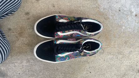 Vans Old Skool, paisley bloom print