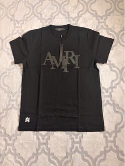 AMIRI Staggered Logo  all black  S,M,L,XL