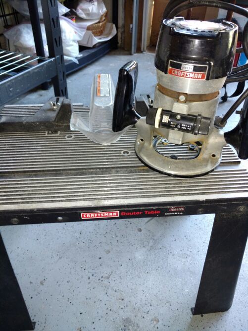 Sears CRAFTSMAN ROUTER TABLE & ROUTER Model 25560