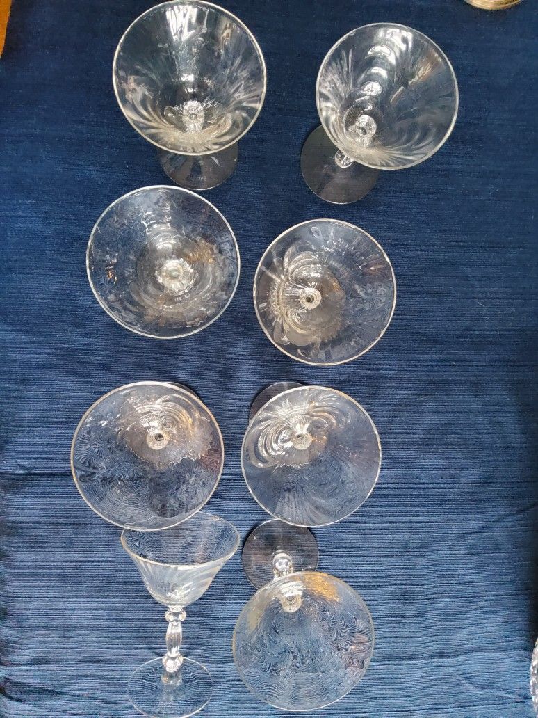 Cambridge Caprice Clear Glasses/set Of 8