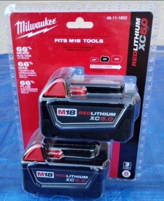 Milwaukee Batteries …brand New…$120….firm On Price…pickup Only…