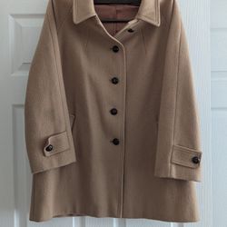 Vintage Tan Pea Coat 