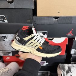Nike Off White Presto The Ten size 8 USED But Clean