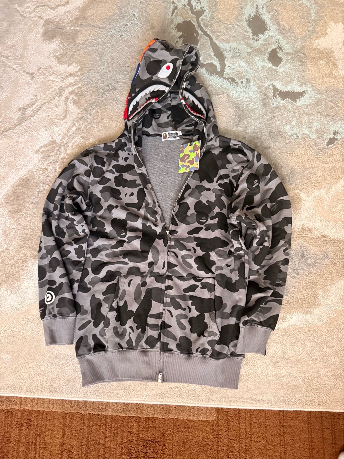 Bape Camo Hoodie Size L Fits M