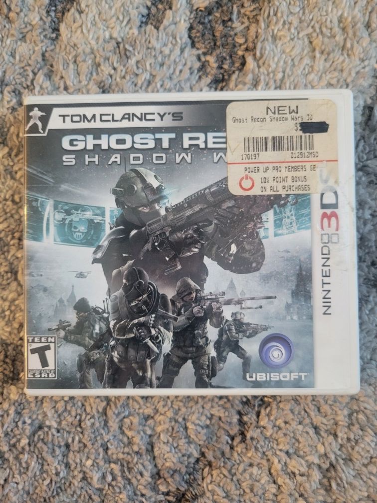 Nintendo 3ds Tom Clancys Ghost Recon