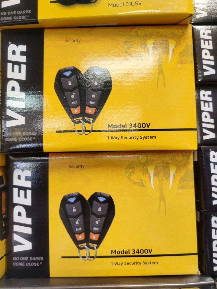 Viper 3400V 3-Channel 1-Way Car Alarm Vehicle Security Keyless Entry System