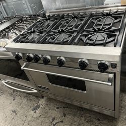 Viking Professional 36” Gas Range Stainless Steel Used