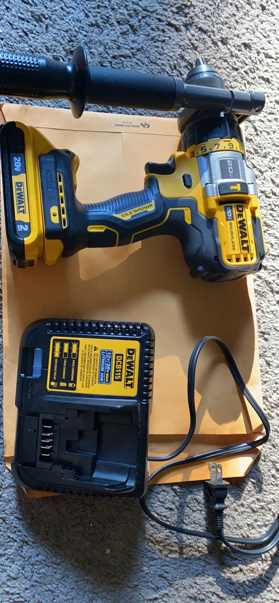Hammer Drill  With  Battery And Charger 