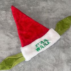 Disney Star Wars Yoda Christmas Santa Hat 
