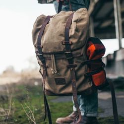 Savage Supply Company Canvas Backpack 