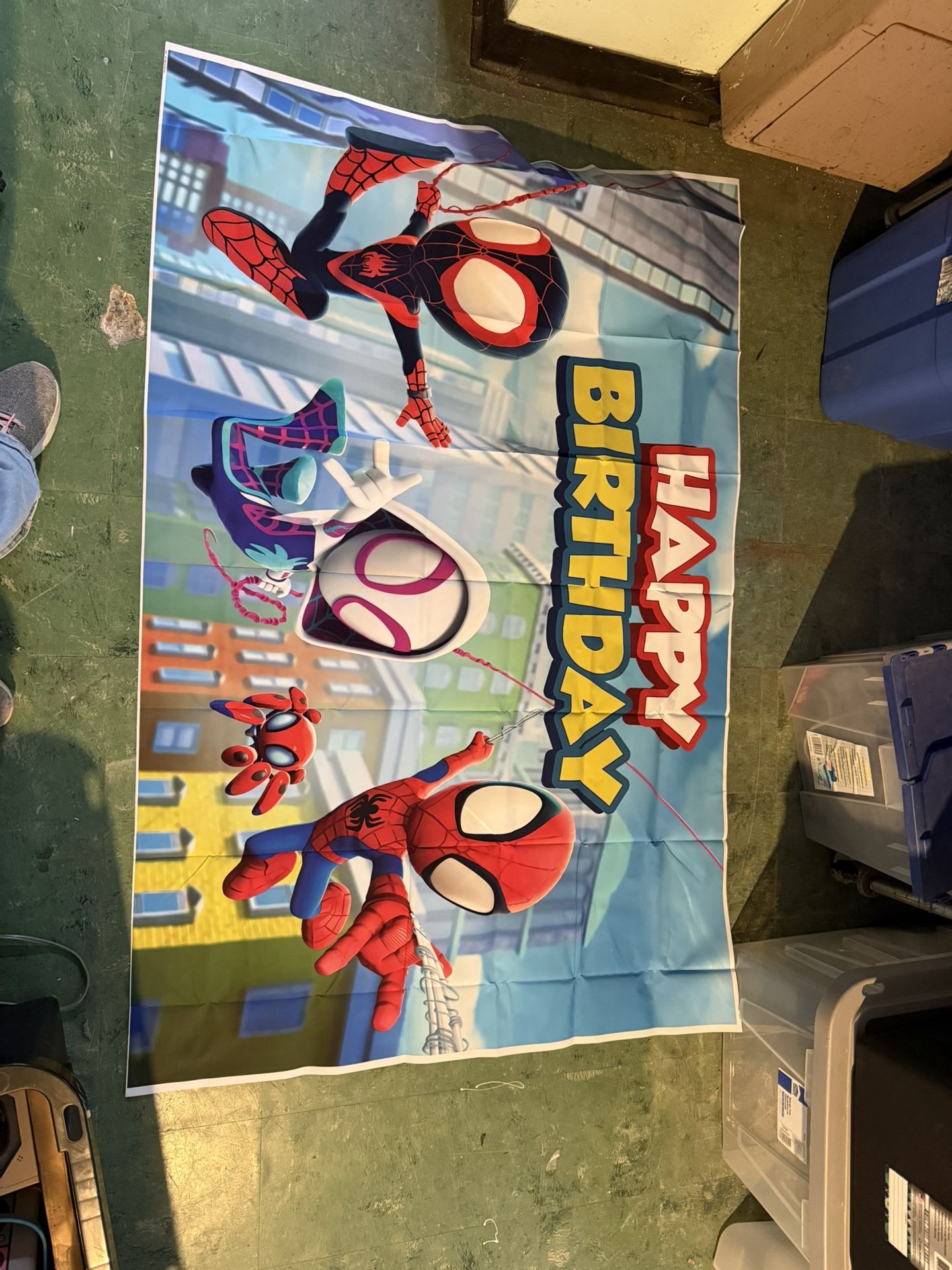 Spider-Man Back Drop X3