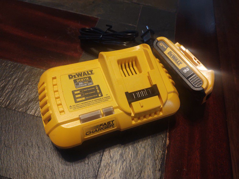 DeWalt fast charger and a batterie all new firm price