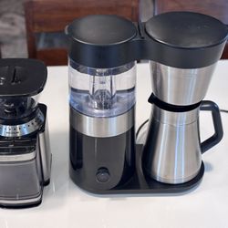 OXO Barista Brain Coffee Maker And Cuisinart Burr Grinder