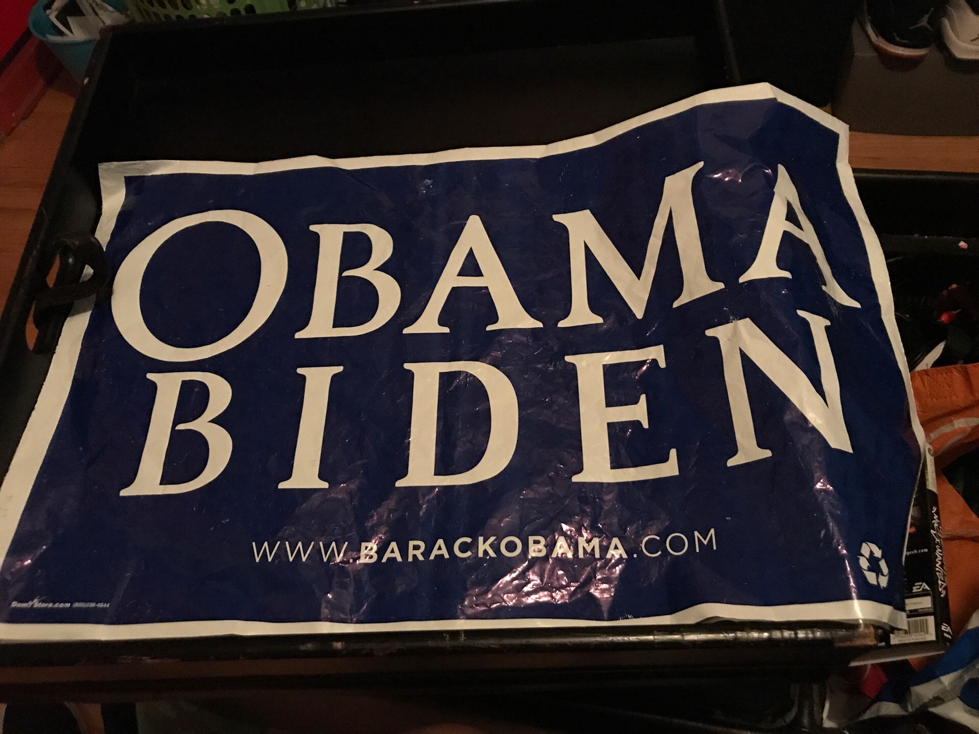 Barack Obama Presidential Logo Sign Plastic