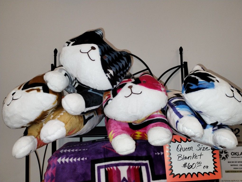 Native Print Cat Plushie's 