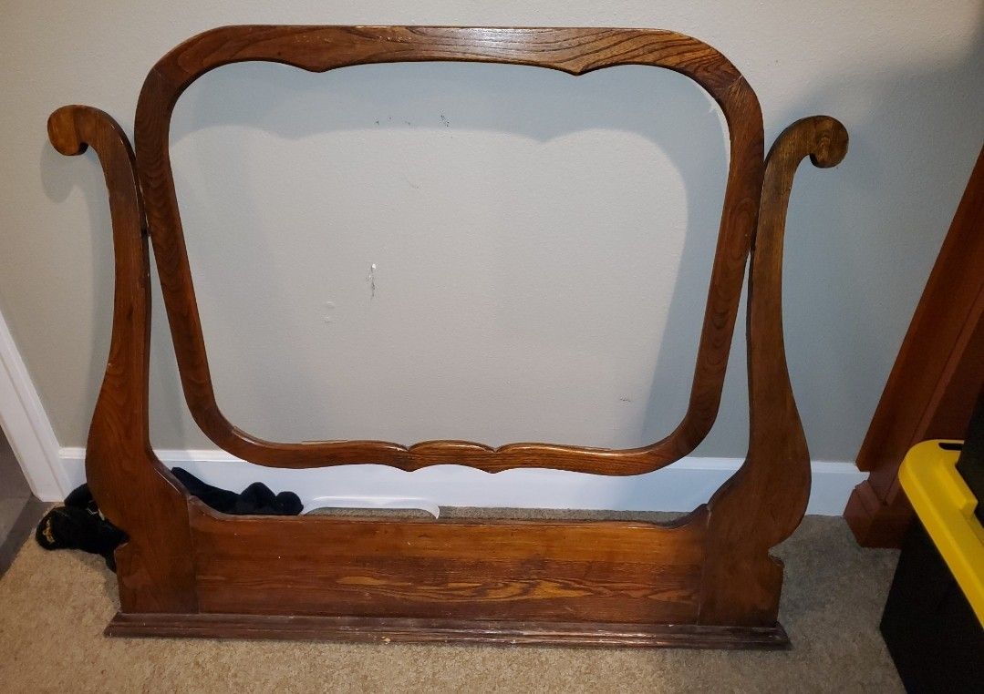 Vintage Dresser Mirror Vanity Frame