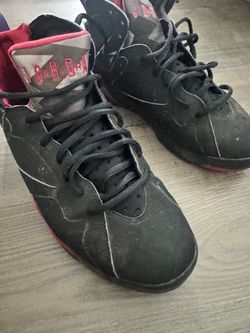 Air Jordan 7 Retro Black Pink Sneakers (2012)