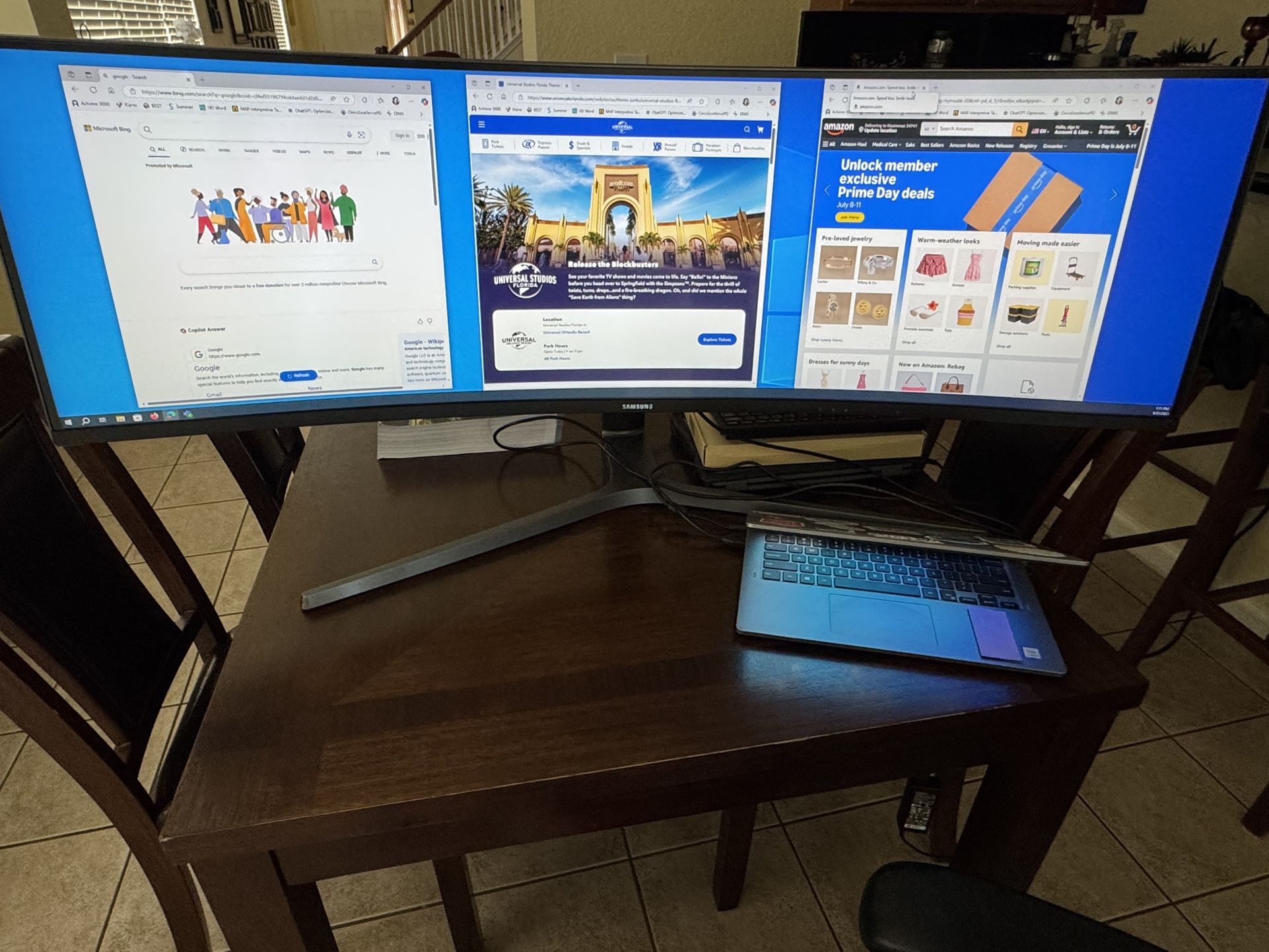 Curved Monitor 59” Samsung