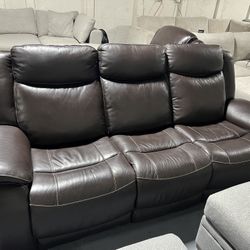 COUCH SOFA ELECTRIC RECLINER 