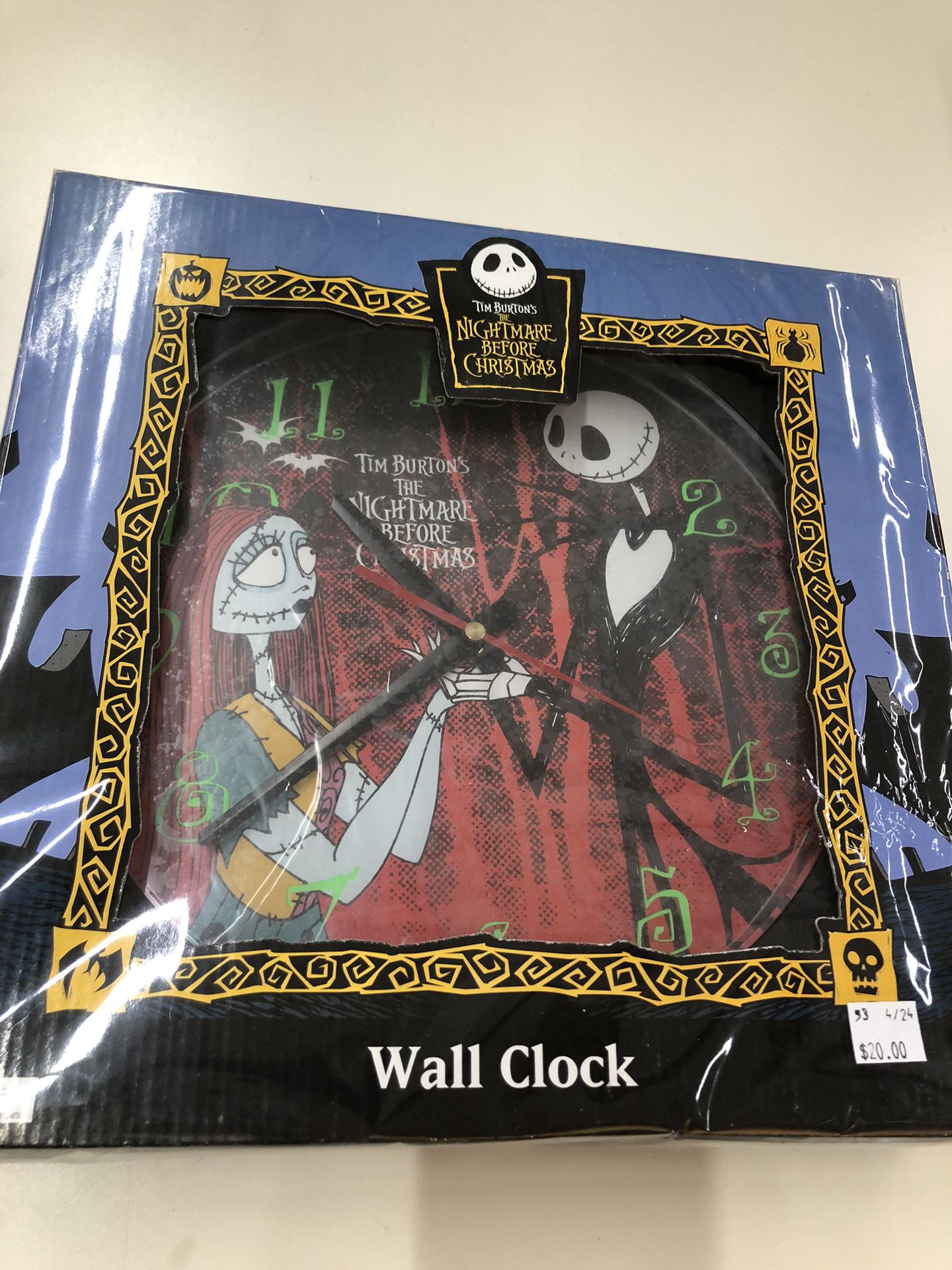 Tim Burton's Nightmare Before Christmas Wall Clock