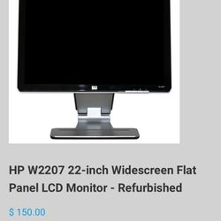 22 inch monitor HP 