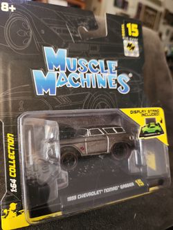 Muscle Machines series 3 1:64  1955 chevrolet nomad gasser  mip