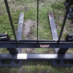 Skid Steer Pallet Forks Quick Connect Tractor 