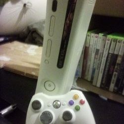 Xbox 360 120GB Console , Controller , & 42 Games 