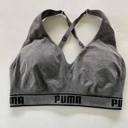 PUMA Grey Sports Bra XL