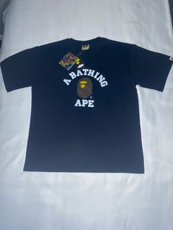BAPE Black T Shirt Size L Streetwear A Bathing Ape