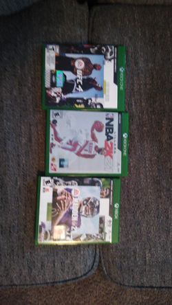 Ufc 4, NBA 2k21, and Madden 21 for xbox one $40 each