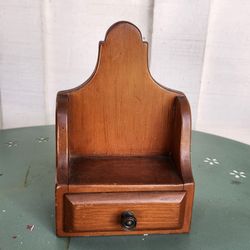 Vintage Wood Salt Holder?