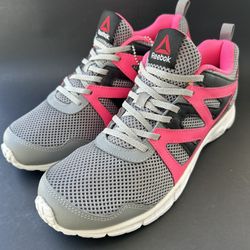 Reebok Women's Running Shoes Grey & Pink Size 10