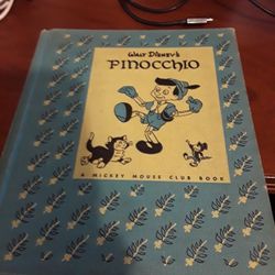 Walt DISNEY PINOCCIO. RARE EDITION.
