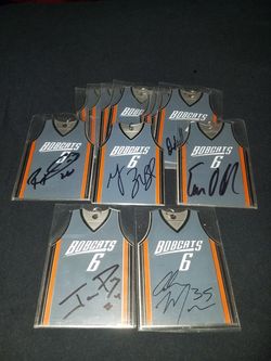Charlotte Bobcats Whole Team Autograph