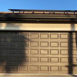 Garage Door 16’x8’ Brown.