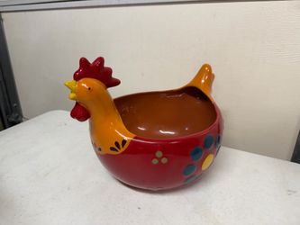 Baja Collection Ceramic Rooster Serving Bowl