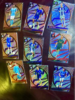 Nice 👏!! Title: 2022-23 Panini Revolution Premier League Soccer Card Lot – 9 Cards !