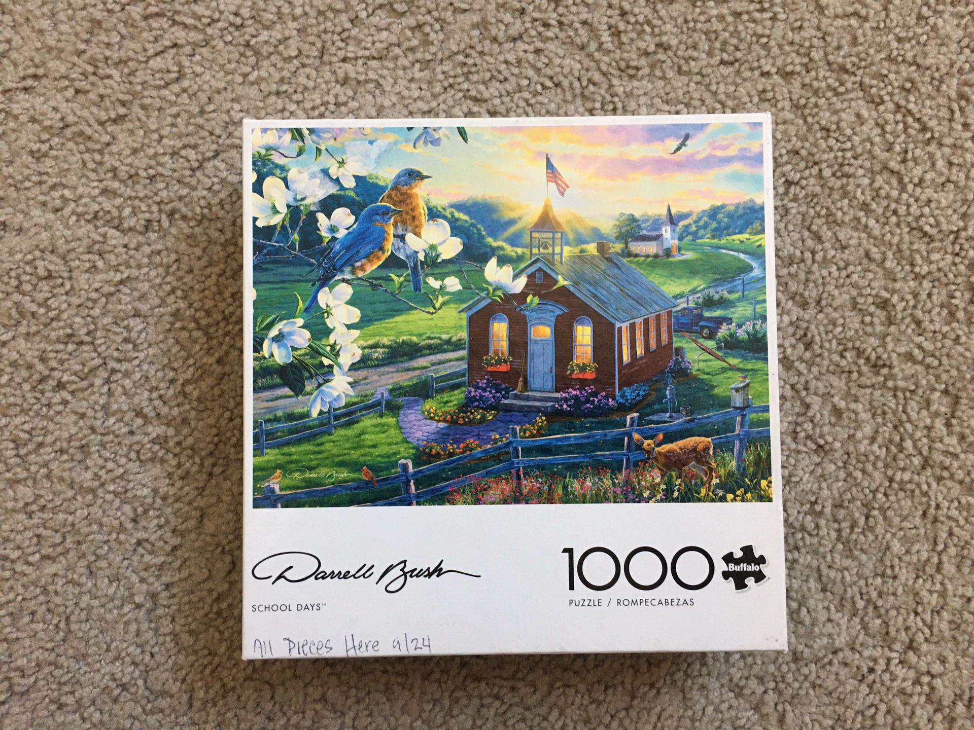 Jigsaw Puzzle SCHOOL DAYS Buffalo NO MISSING PIECES