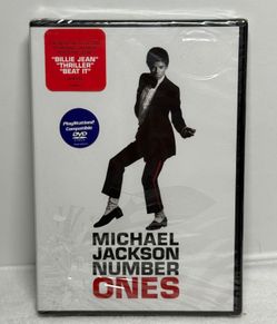 Michael Jackson Number Ones DVD 2003 NEW Sealed Thriller Billie Jean Beat It