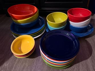 Fiesta Multicolor Ceramic Dinnerware Set