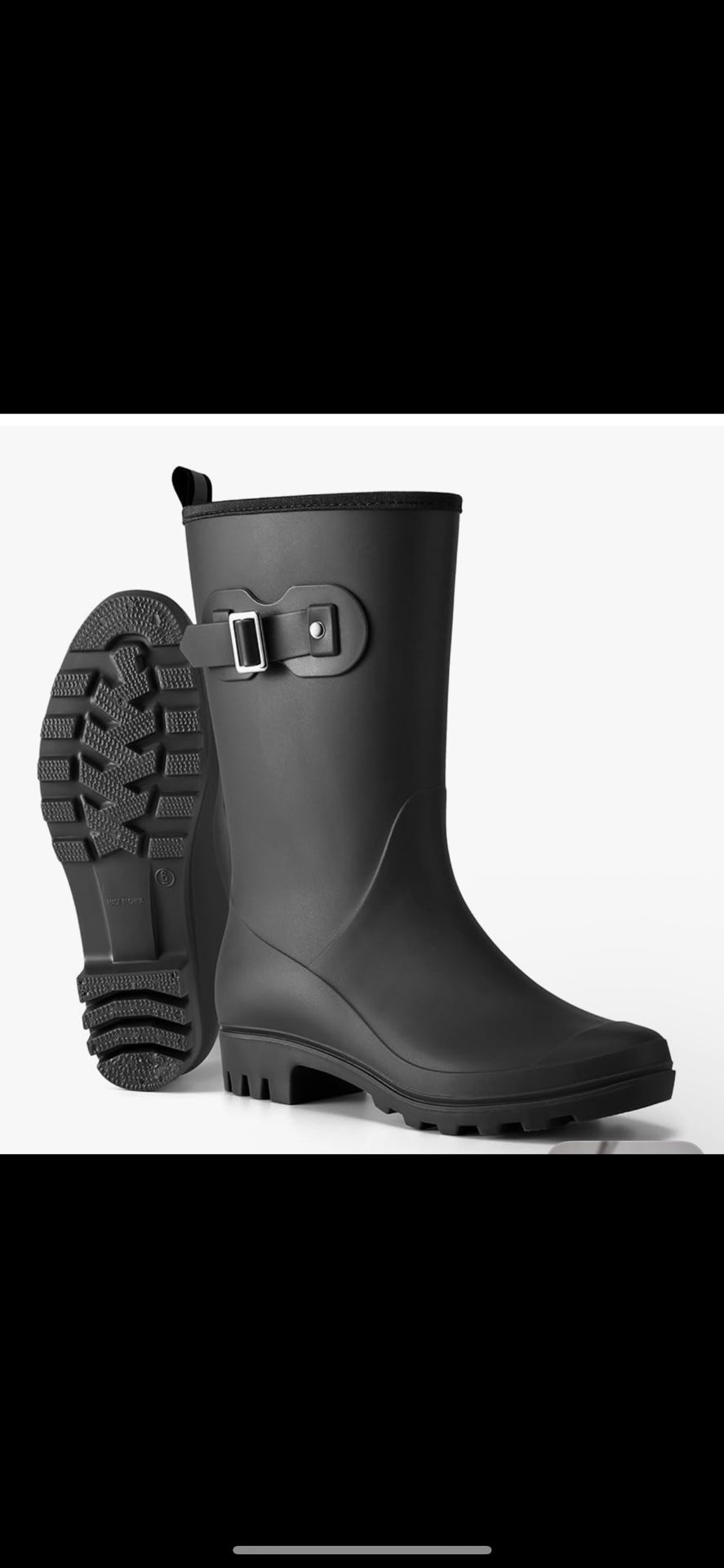 Size 8 Women Rain Boots 