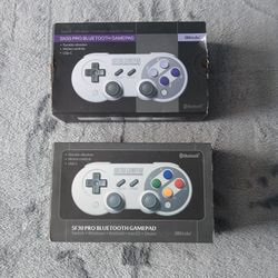 8bitdo SF30 And SN30 Super Nintendo Bluetooth Controllers
